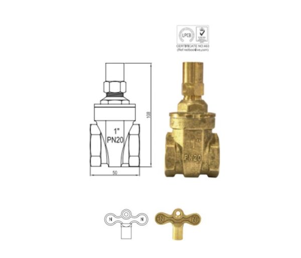 Lock shield valve TRIGA Fire solutions